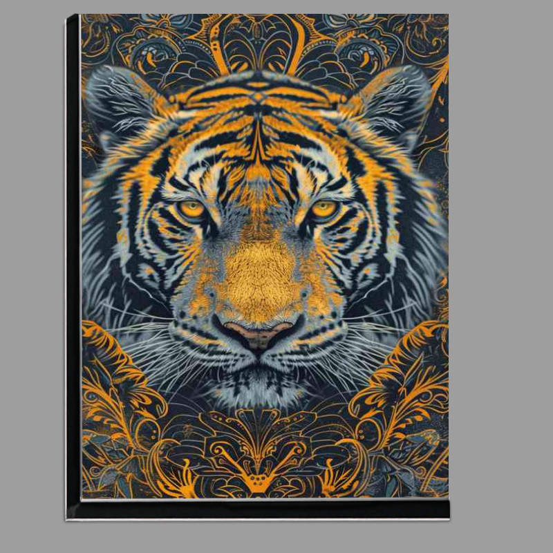Buy Di-Bond : (Tigers head with golden and yellow hues)