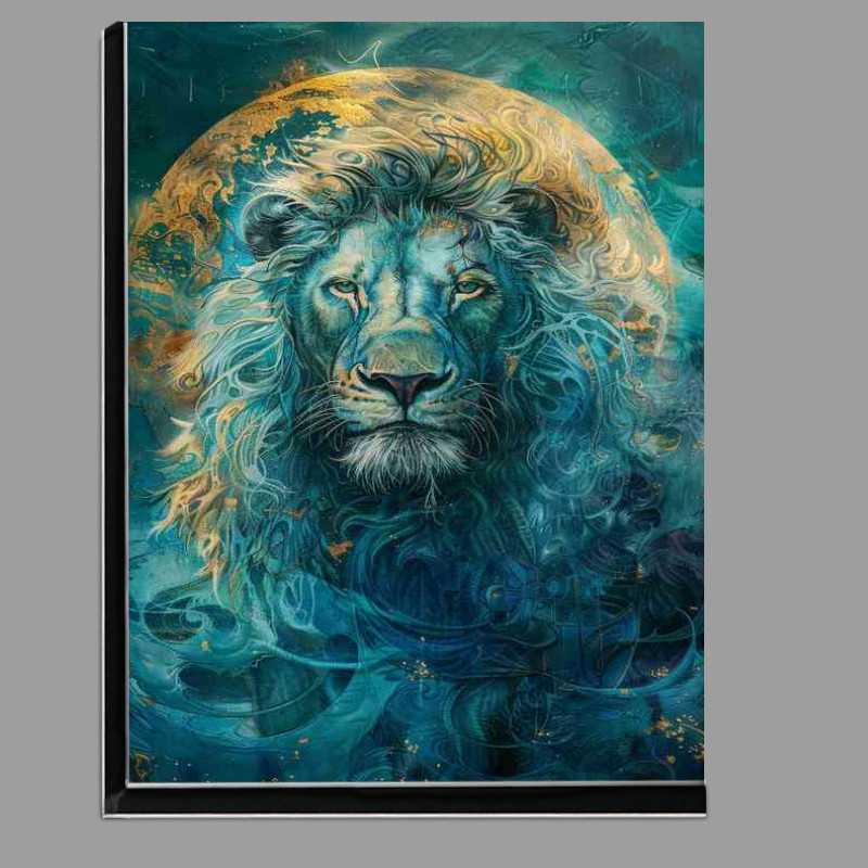 Buy Di-Bond : (full moon and blue Lion)