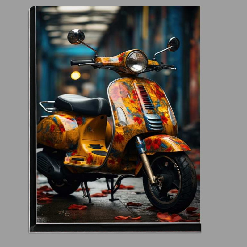 Buy Di-Bond : (Multi coloured scooter splashed art)