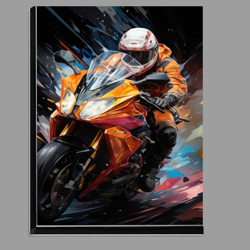 Buy Di-Bond : (Painted style race bike on the road)