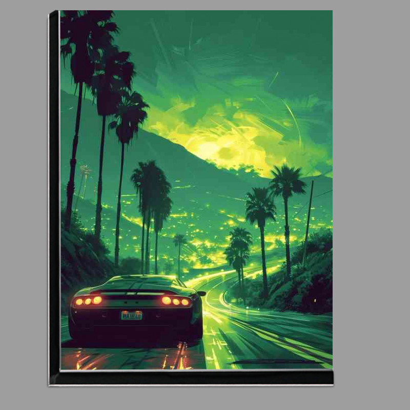 Buy Di-Bond : (Car driving on the road in the green valley)