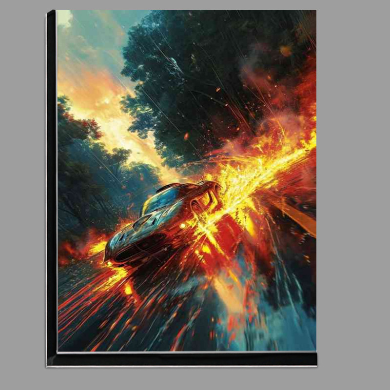Buy Di-Bond : (Car tyres on fire drifting)