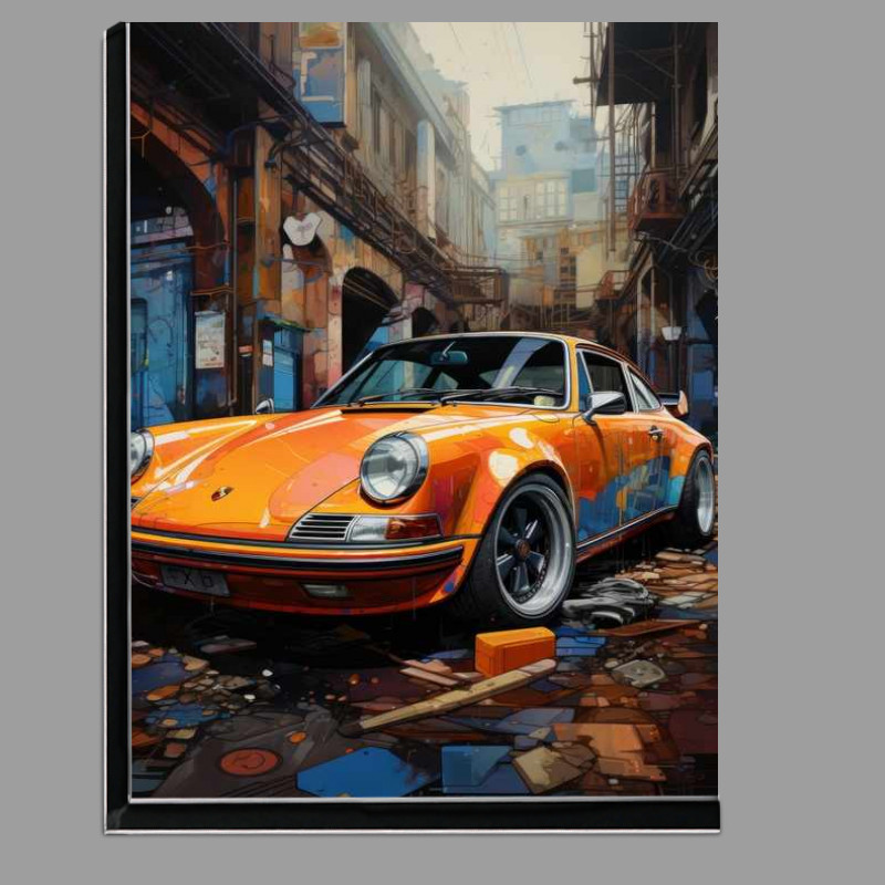 Buy Di-Bond : (Orange Porsche art style)