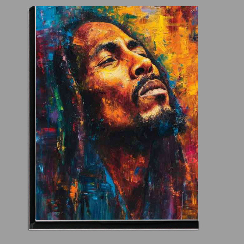 Buy Di-Bond : (Bob Marley pallet Knife painting)