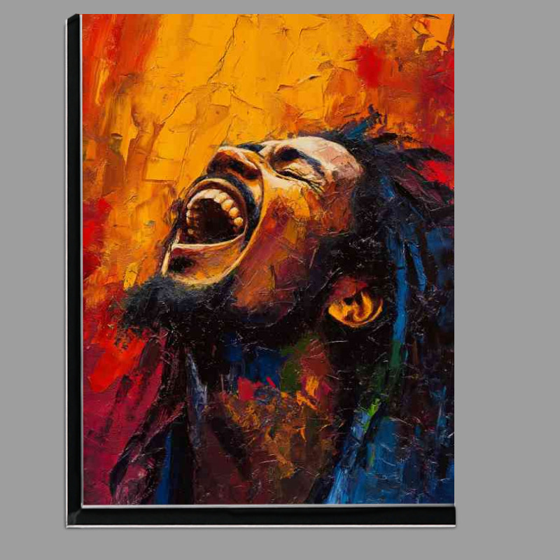 Buy Di-Bond : (Bob Marley pallet Knife painting singing)
