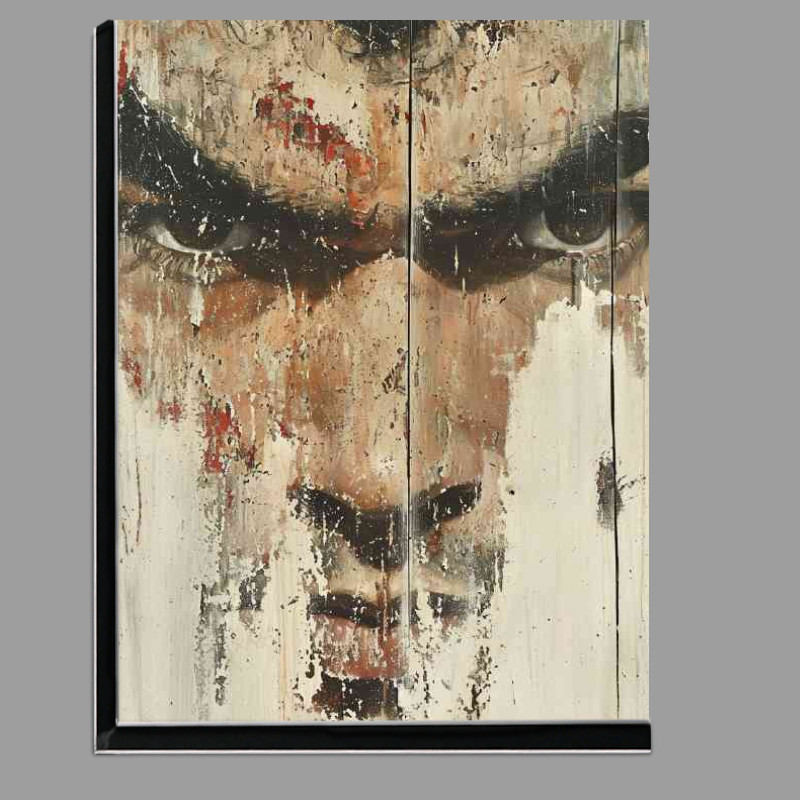 Buy Di-Bond : (Bruce Lee pallet knife painting that represents)