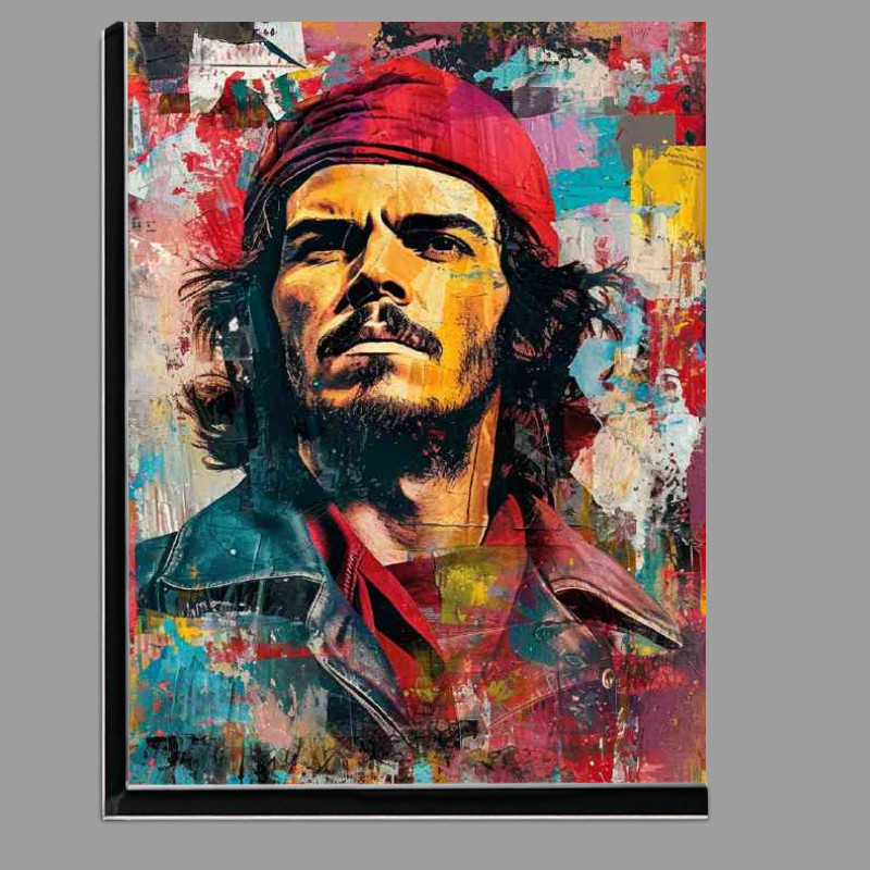 Buy Di-Bond : (Che Guevara in collage in the style abstract)