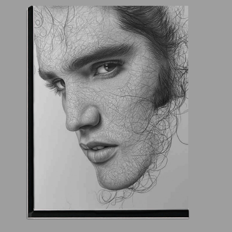 Buy Di-Bond : (Elvis Presley doodle pencil face)