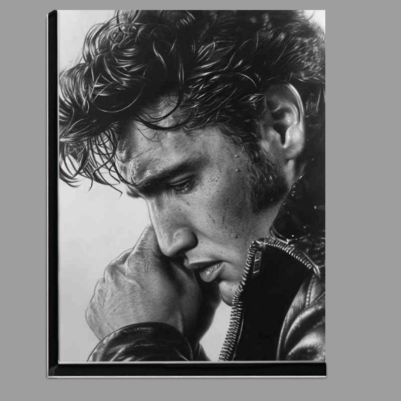 Buy Di-Bond : (Elvis Presley pencil drawing that represents)