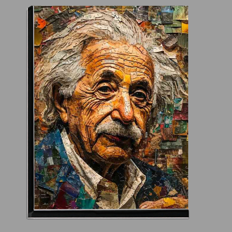 Buy Di-Bond : (Frank Albert Einstein pallet knife painting)