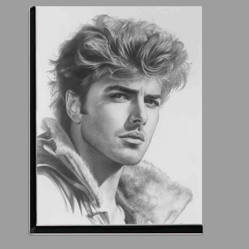 Buy Di-Bond : (George Michael A pencil drawing that represents)