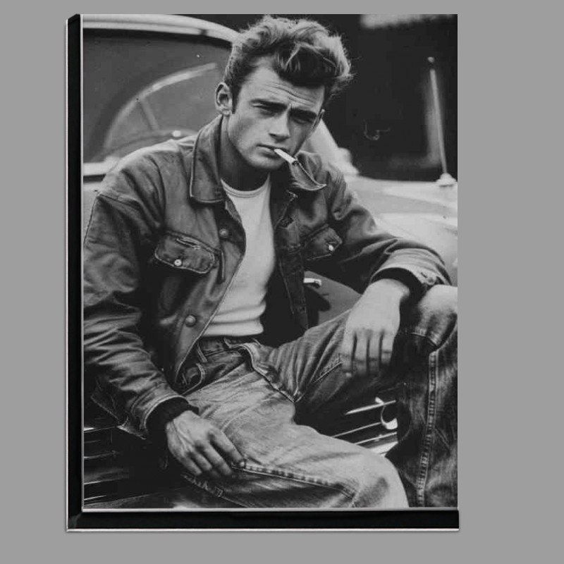 Buy Di-Bond : (James Dean sitting on the hood)