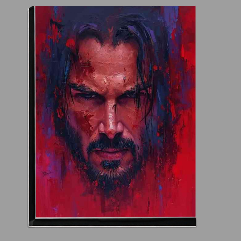 Buy Di-Bond : (Keanu Reeves pallet knife painting)