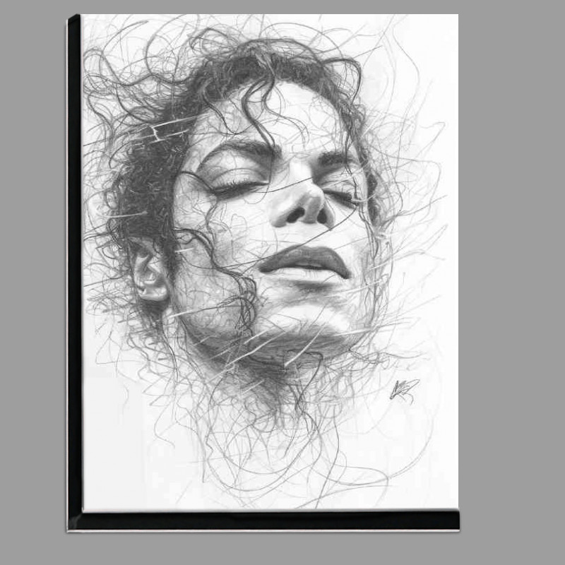 Buy Di-Bond : (Michael Jackson doodle pencil art)
