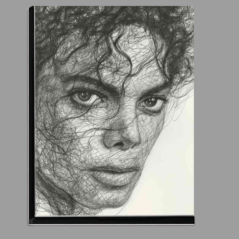 Buy Di-Bond : (Michael Jackson doodle pencil drawing art)
