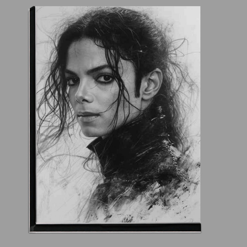 Buy Di-Bond : (Michael Jackson pencil drawing that represents)