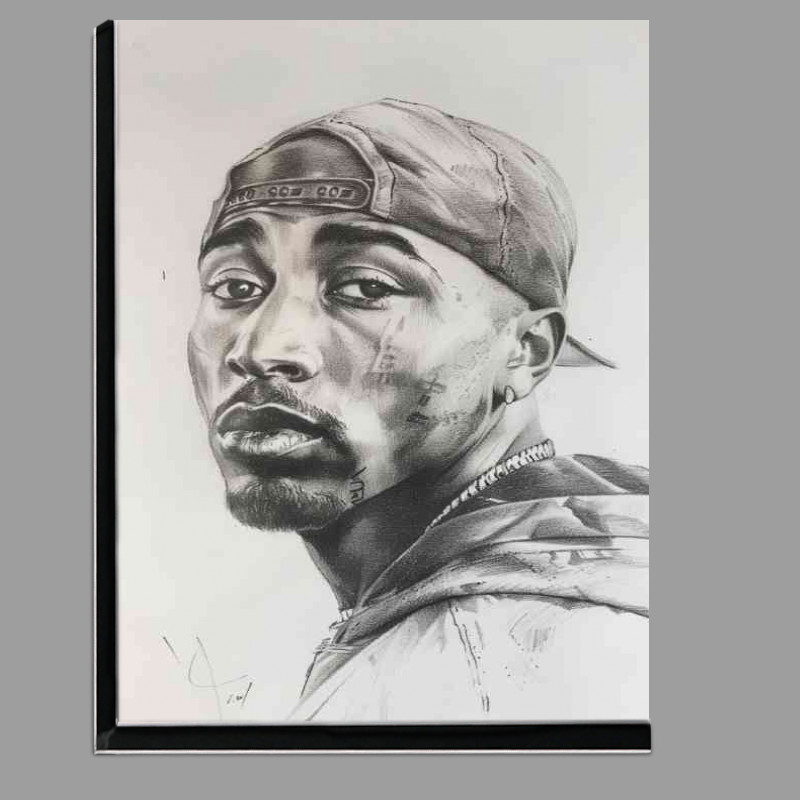 Buy Di-Bond : (Tupac doodle pencil art style)