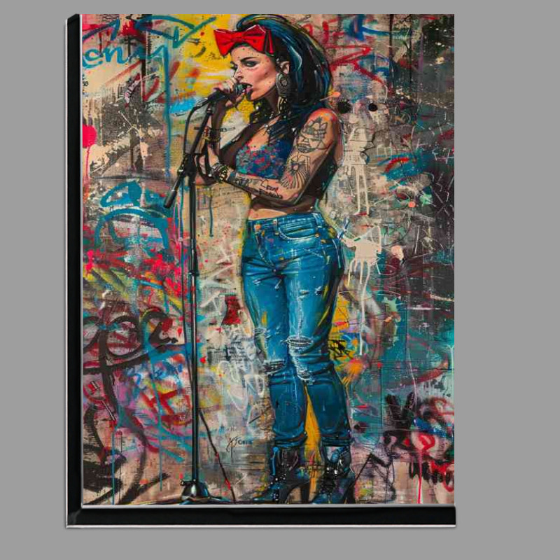 Buy Di-Bond : (Amy Winehouse in the style of graffiti art)