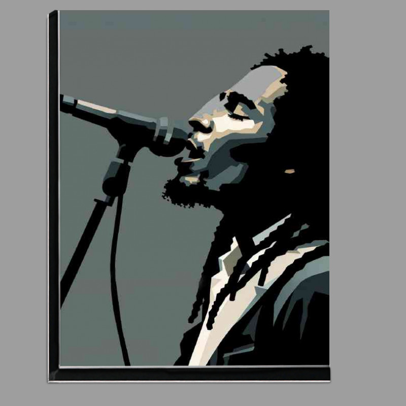Buy Di-Bond : (Bob Marley minimalism painting)