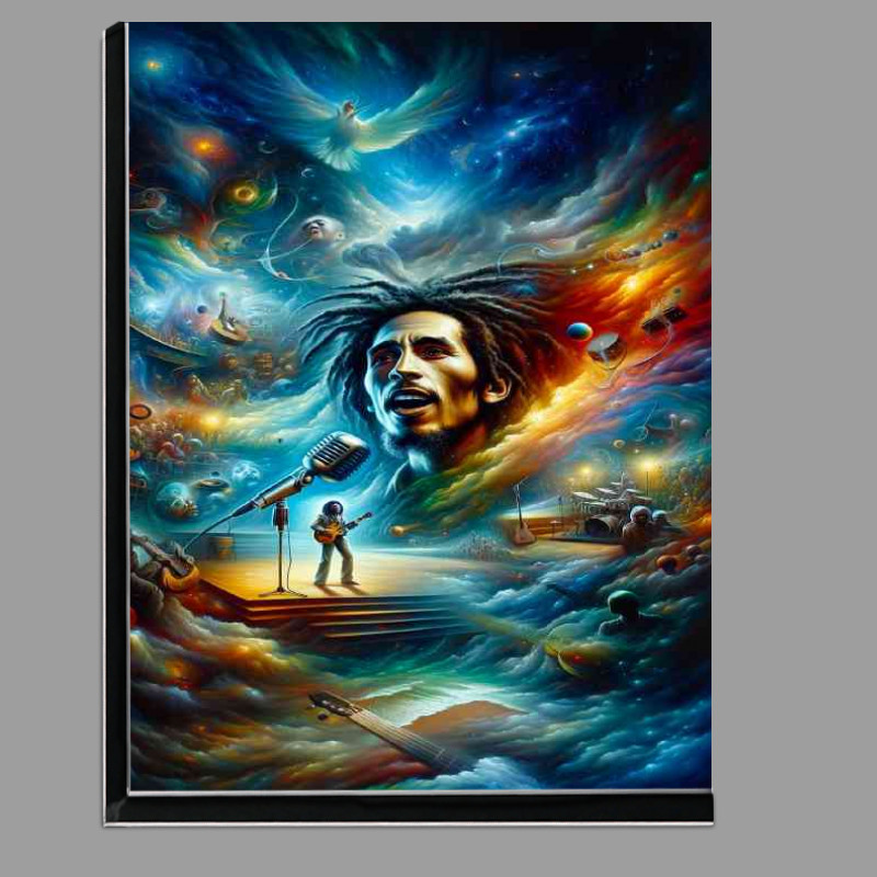 Buy Di-Bond : (Bob Marley singing on stage surrealisum)