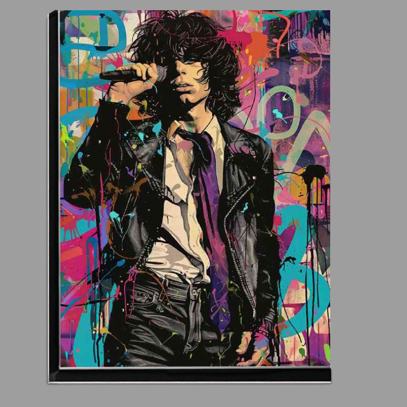 Buy Di-Bond : (Jim Morrison illustrated in the style of graffiti)