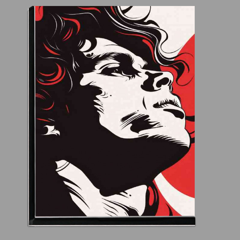 Buy Di-Bond : (Jim Morrison in vector art form)