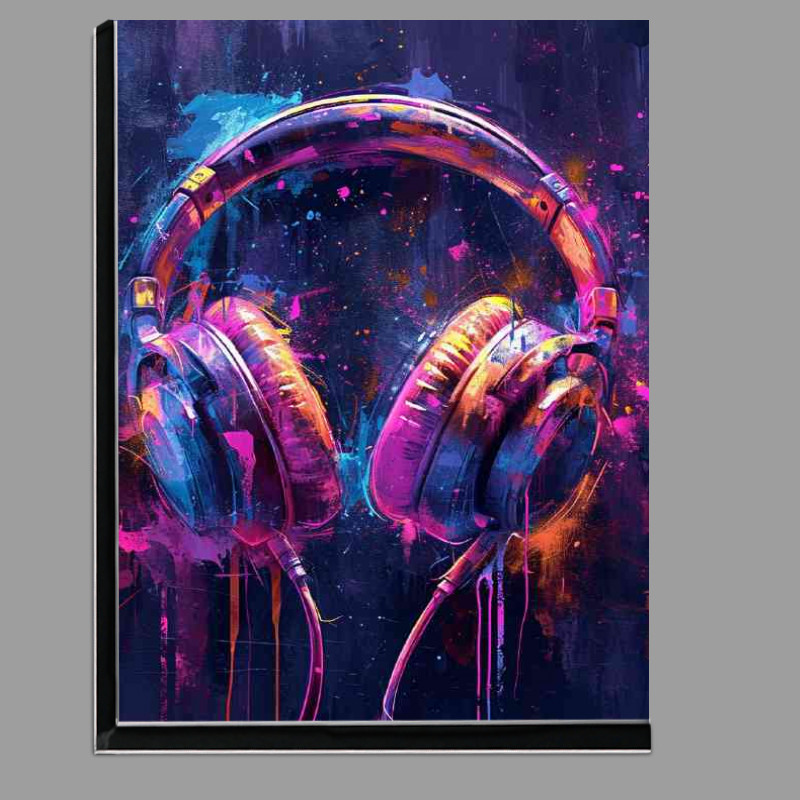 Buy Di-Bond : (Pair of brightly colored headphones purples)