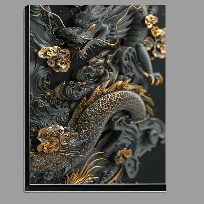 Buy Di-Bond : (Black and gold design featuring the dragon over)