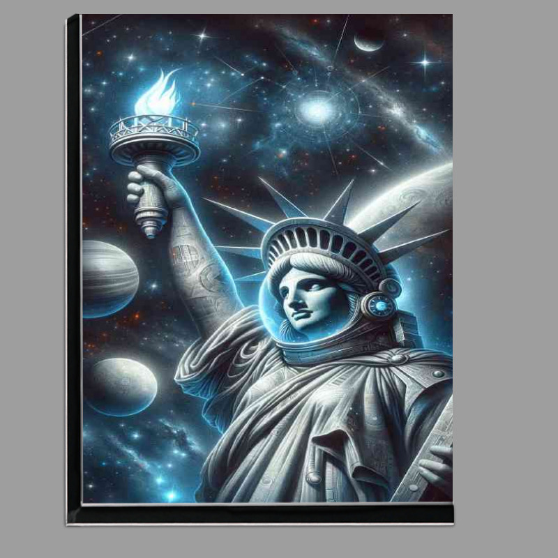 Buy Di-Bond : (A surreal interpretation of the Statue of Liberty as in space)