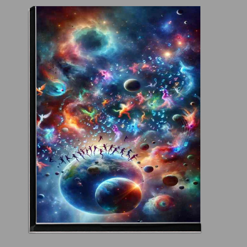 Buy Di-Bond : (Celestial beings dancing in the void of space)