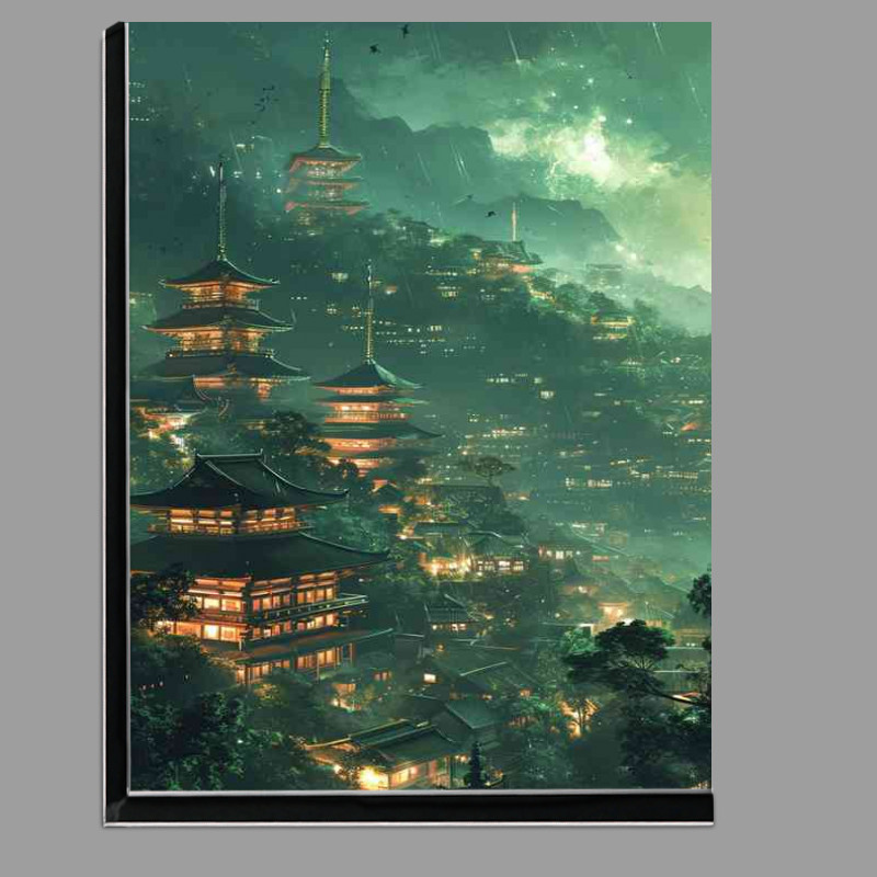 Buy Di-Bond : (Many pagodas in the village scifi)