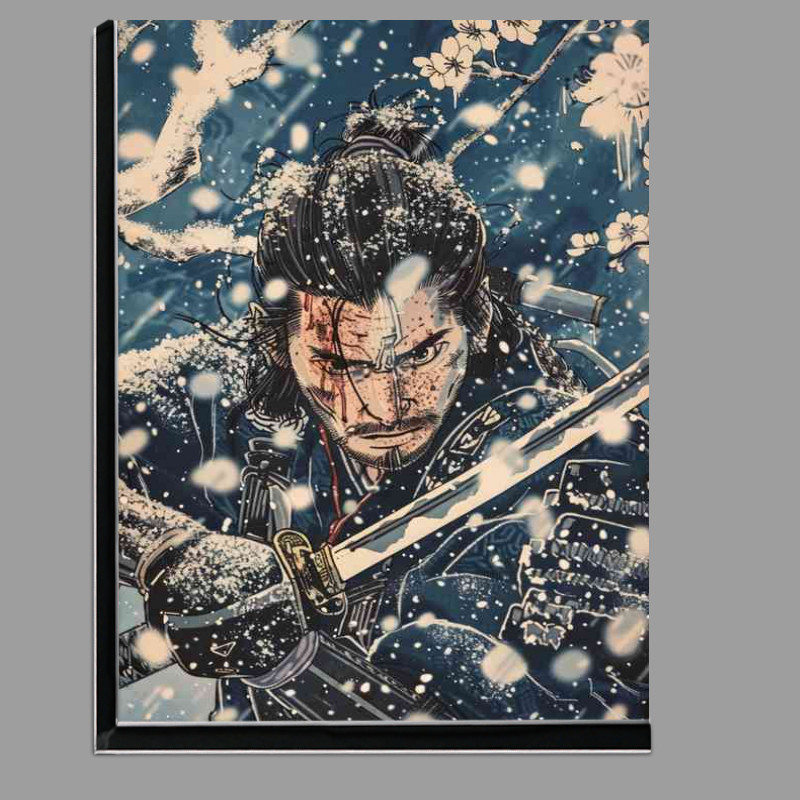 Buy Di-Bond : (A samurai in the snow holding a sword)