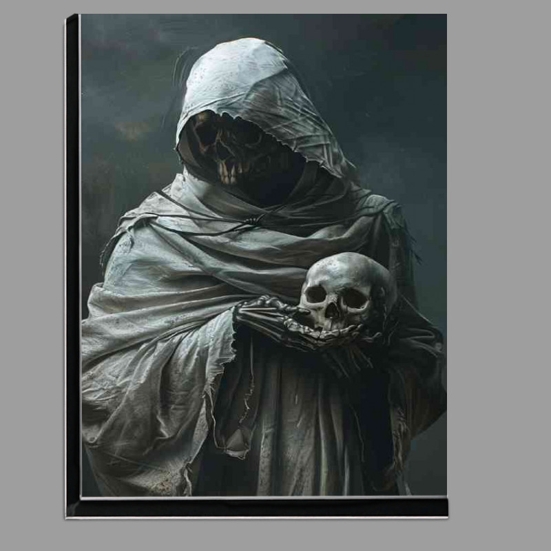 Buy Di-Bond : (Skelleton robe holding a skull)