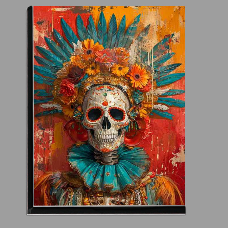 Buy Di-Bond : (Skull with flowers)