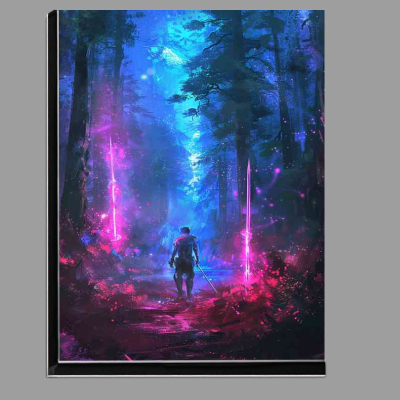 Buy Di-Bond : (Young man walking along the path with swords)