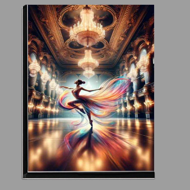 Buy Di-Bond : (Elegant dancer poised on the brink of a leap)