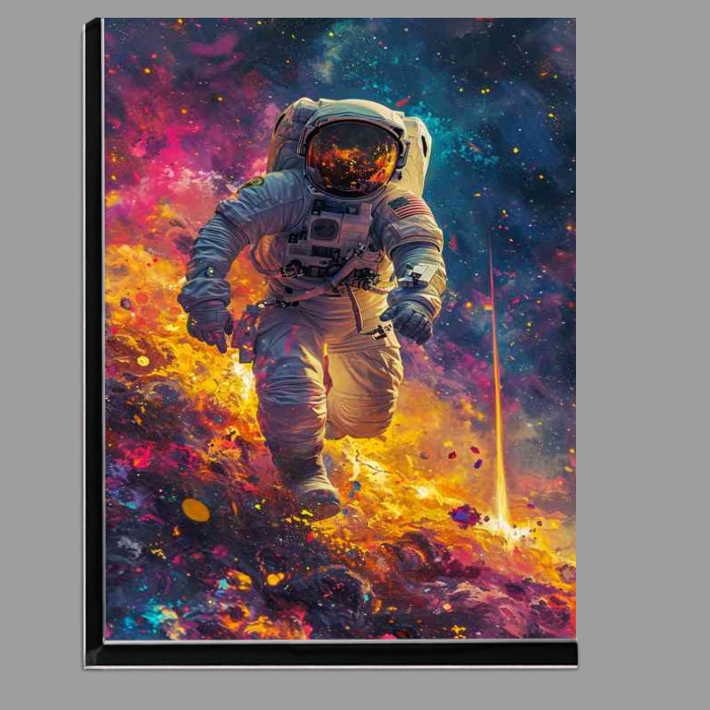 Buy Di-Bond : (Astronaut in coloured cloud space)