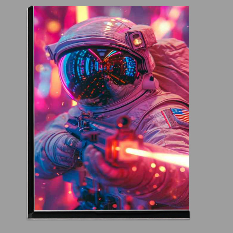 Buy Di-Bond : (Astronaut in space suit in neon colours)