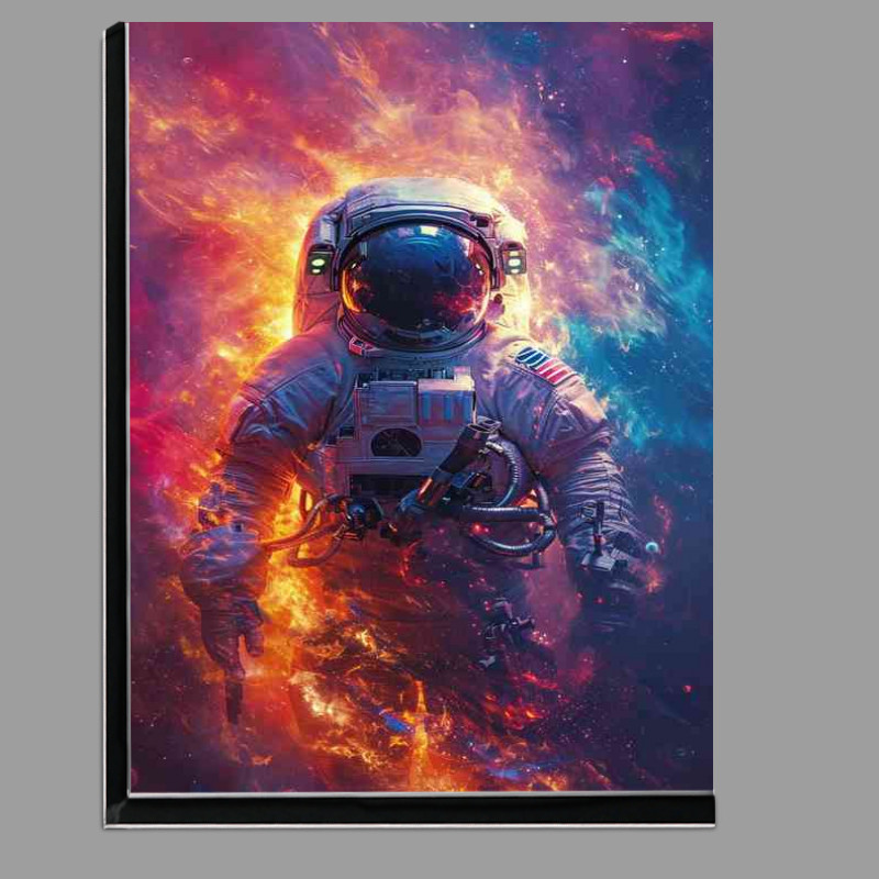 Buy Di-Bond : (Astronaut in space with clour clouds)