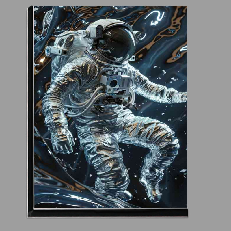 Buy Di-Bond : (Astronaut is floating with stars and swirls)