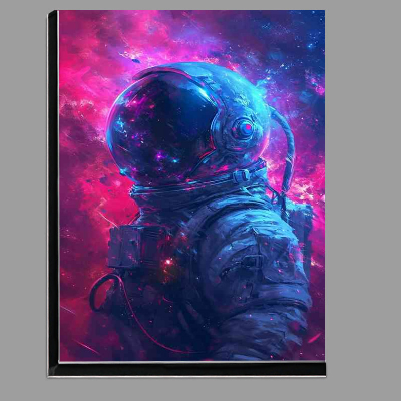 Buy Di-Bond : (Astronaut with pinks and purple clouds)