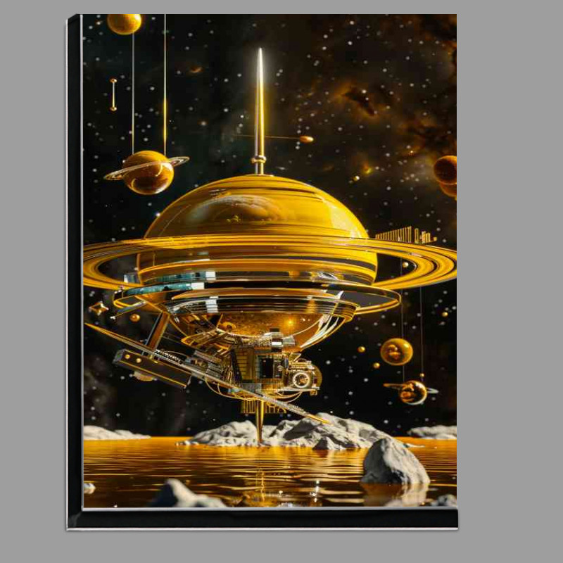 Buy Di-Bond : (Saturn space sculpture)