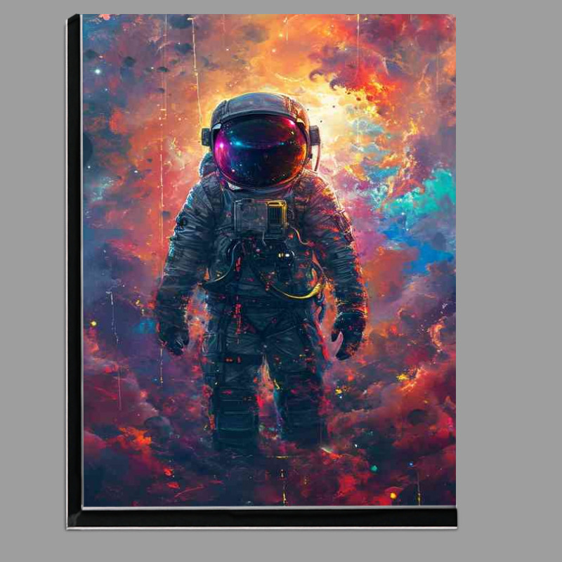 Buy Di-Bond : (Spaceman walking in colourful clouds)