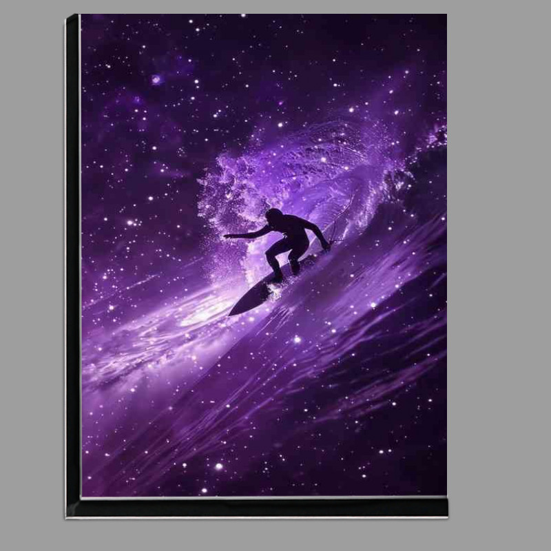 Buy Di-Bond : (Surfer in space on a surfboard)