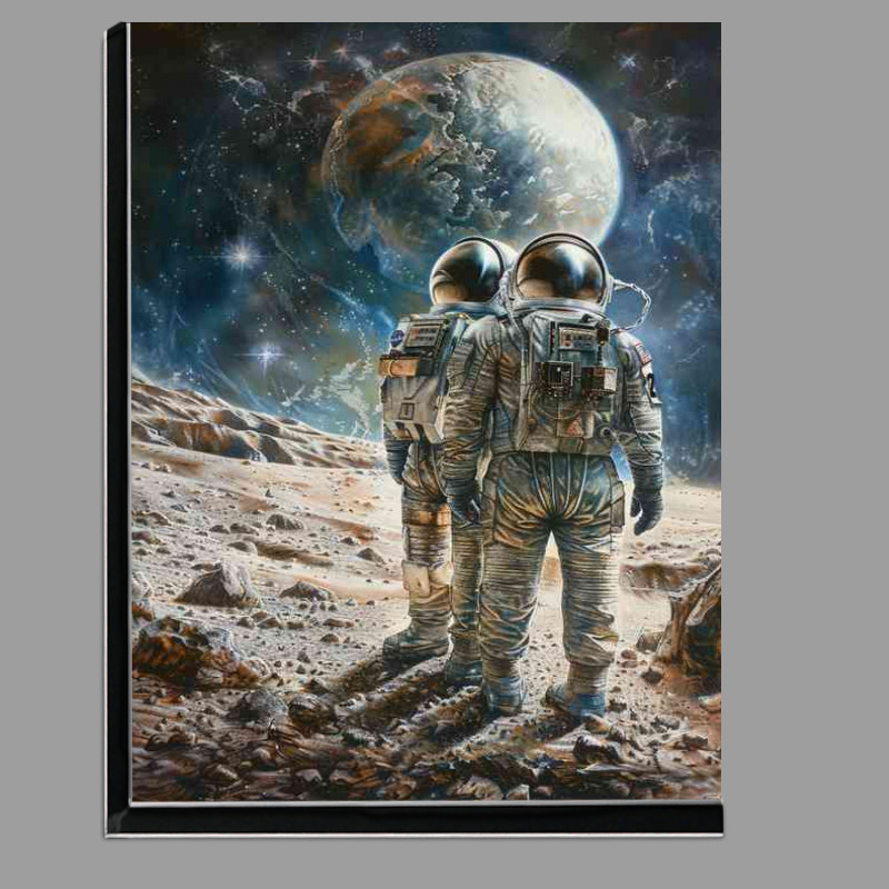 Buy Di-Bond : (Two Astronauts standing on a deserted planet)