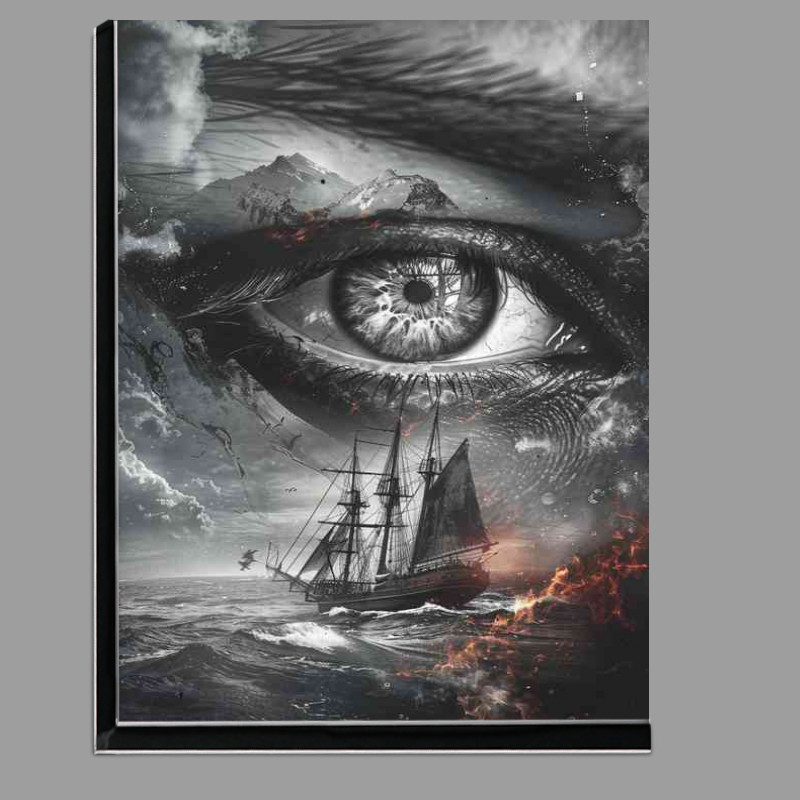 Buy Di-Bond : (Eye with a ship in the ocean)