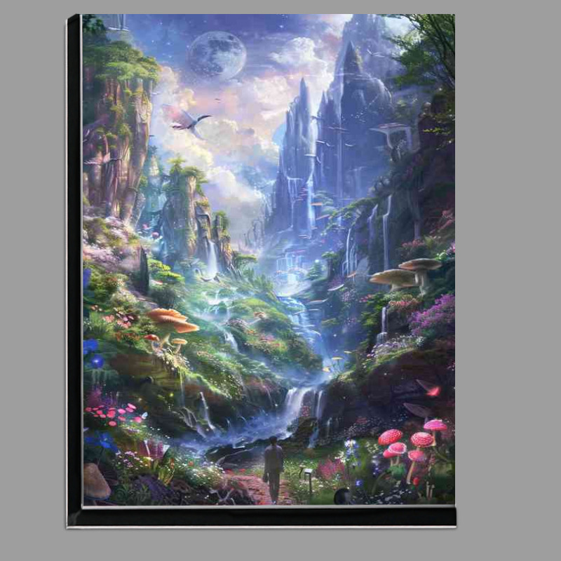 Buy Di-Bond : (An enchanted forest with tower landscape)