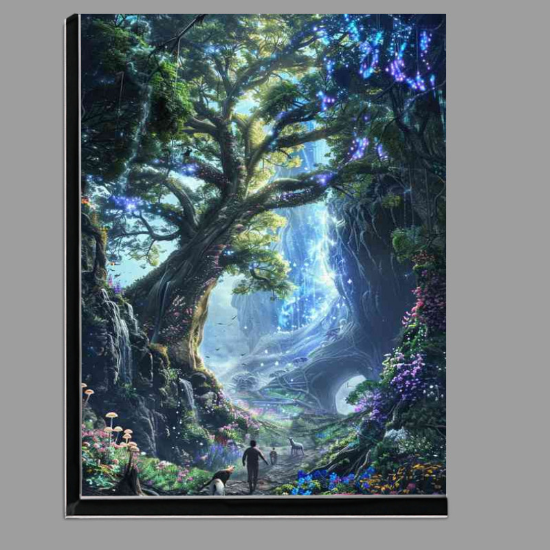 Buy Di-Bond : (The enchanted forest with tall trees)