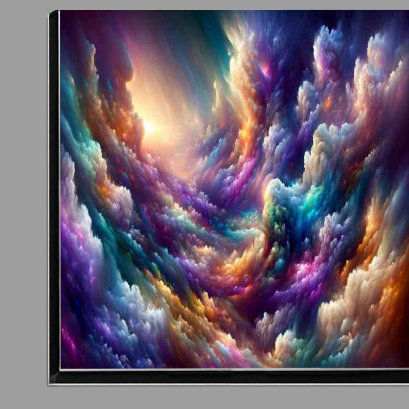 Buy Di-Bond : (surreal skyscape with clouds that swirl in a dance of vibrant hues)