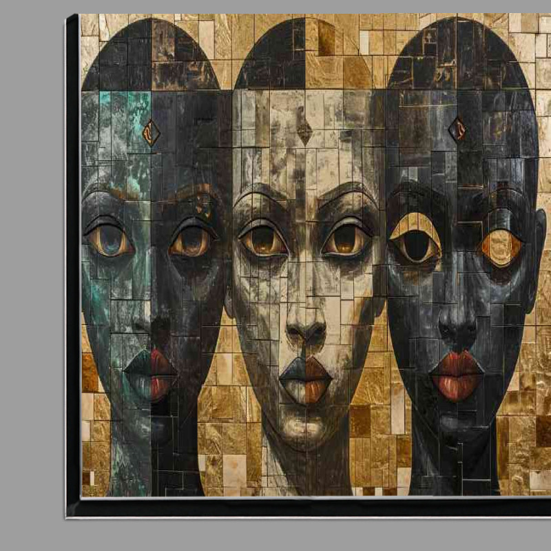 Buy Di-Bond : (the painted three ladys heads)